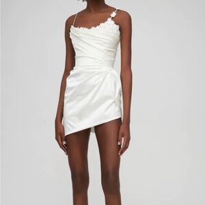 Vivienne Westwood White Asymmetrical Dress